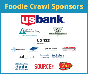 2025 Foodie Crawl Business Sponsors in Bend Oregon