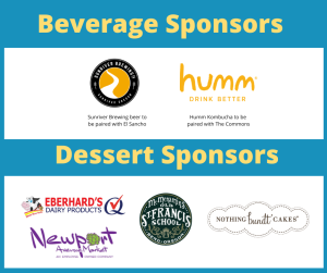 2025 Foodie Crawl beverage and dessert sponsors